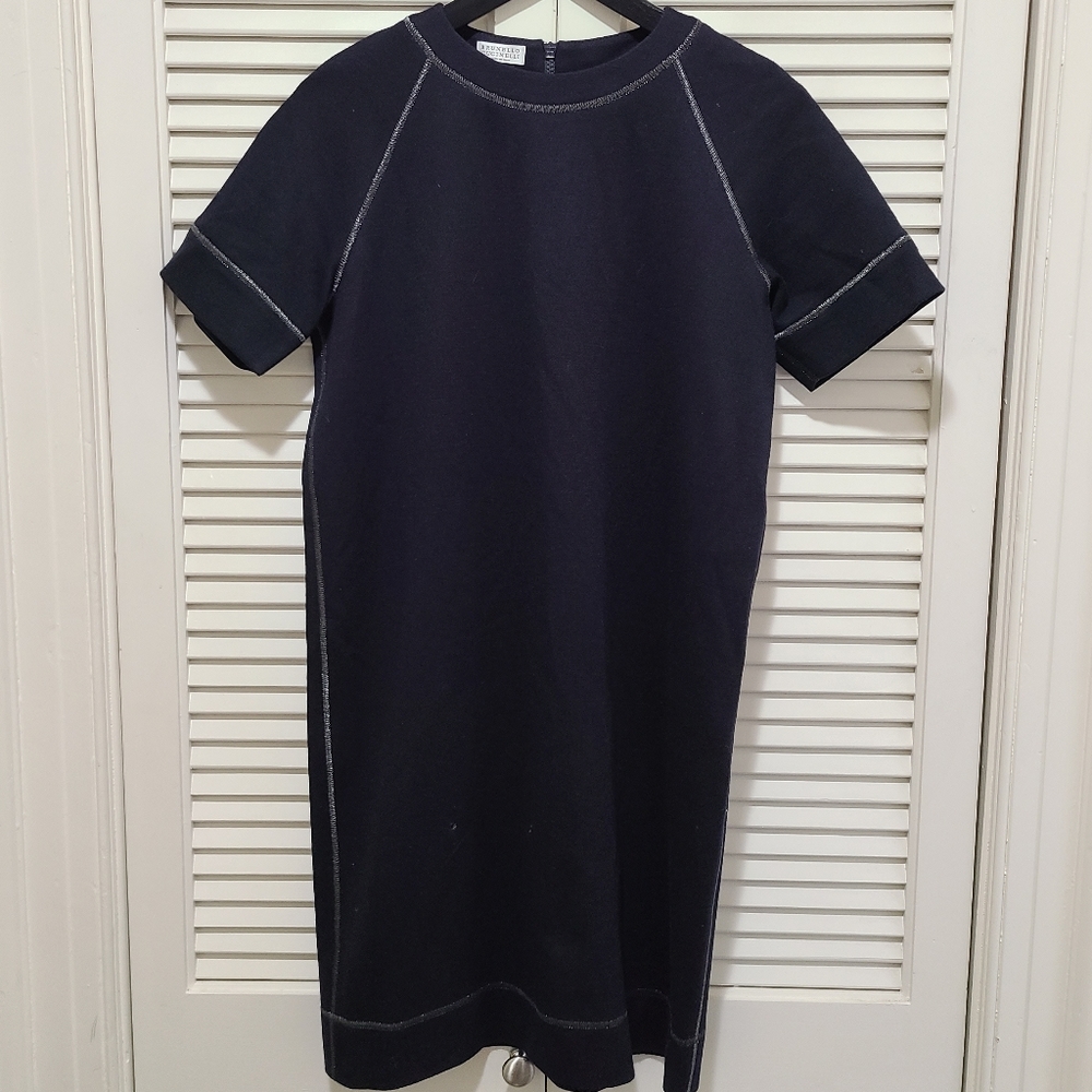 Brunello Cucinelli gorgeous classic shift dress